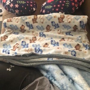 Adorable dog themed blanket